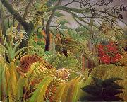 Henri Rousseau Surprise Spain oil painting artist